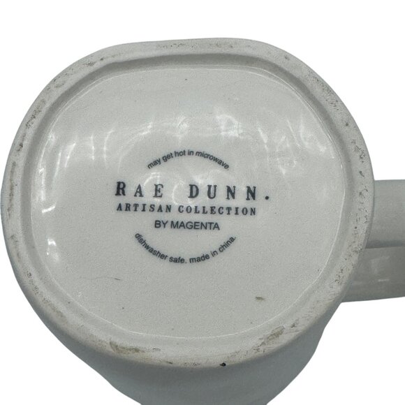 Rae Dunn Silent Night Ceramic Mug 14 Oz White Artisan Collection by Magenta - Picture 4 of 4